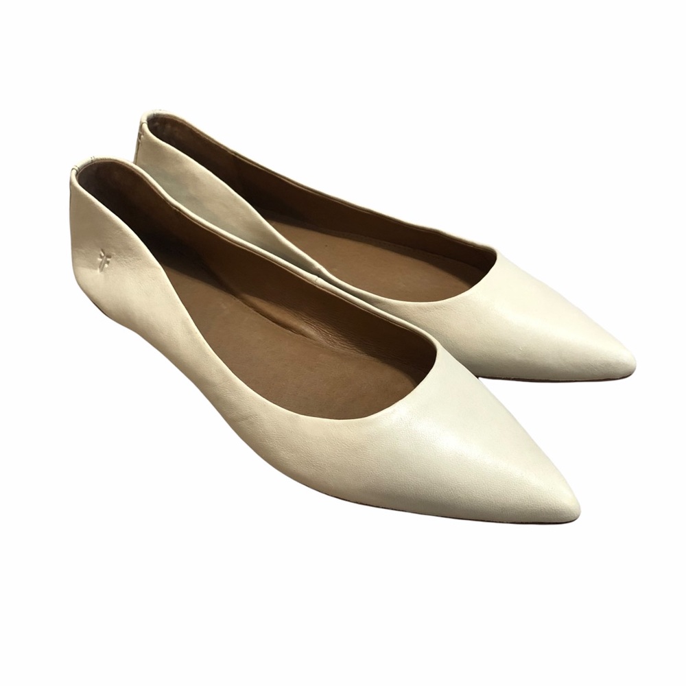 Frye Sienna Ballet Pointed Leather Flats NWOT—9.5